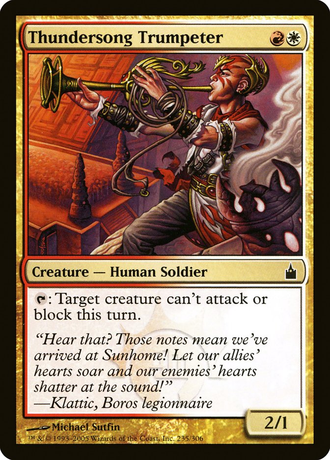 Thundersong Trumpeter [Ravnica: City of Guilds] | Card Citadel