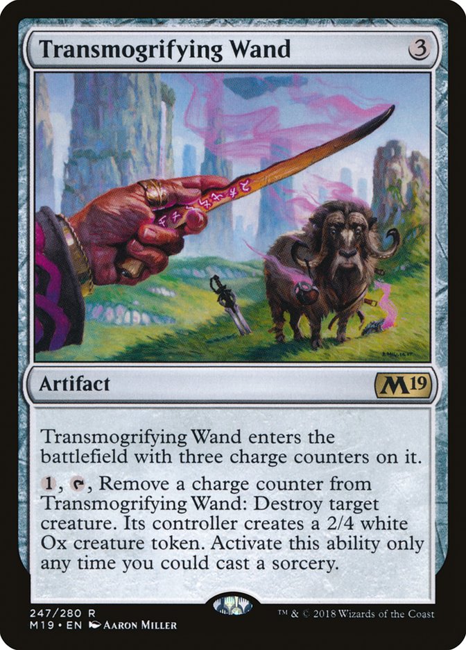 Transmogrifying Wand [Core Set 2019] | Card Citadel