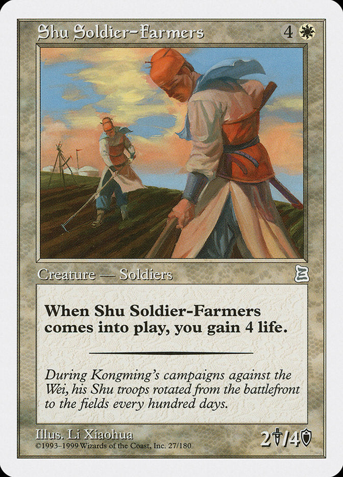 Shu Soldier-Farmers [Portal Three Kingdoms] | Card Citadel