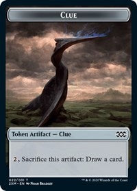 Clue // Wurm (030) Double-sided Token [Double Masters Tokens] | Card Citadel