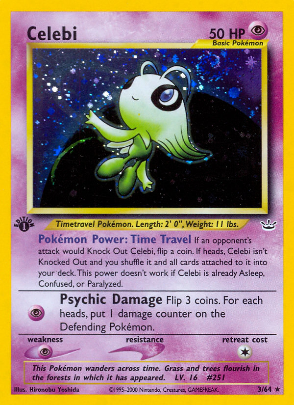 Celebi (3/64) [Neo Revelation 1st Edition] | Card Citadel