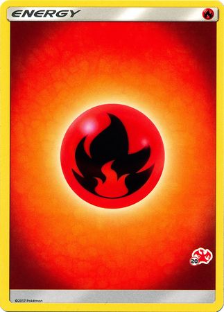 Fire Energy (Charizard Stamp #20) [Battle Academy 2020] | Card Citadel