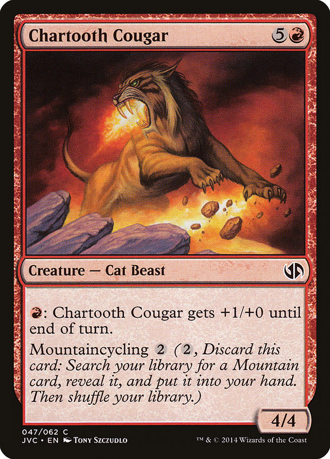 Chartooth Cougar [Duel Decks Anthology] | Card Citadel