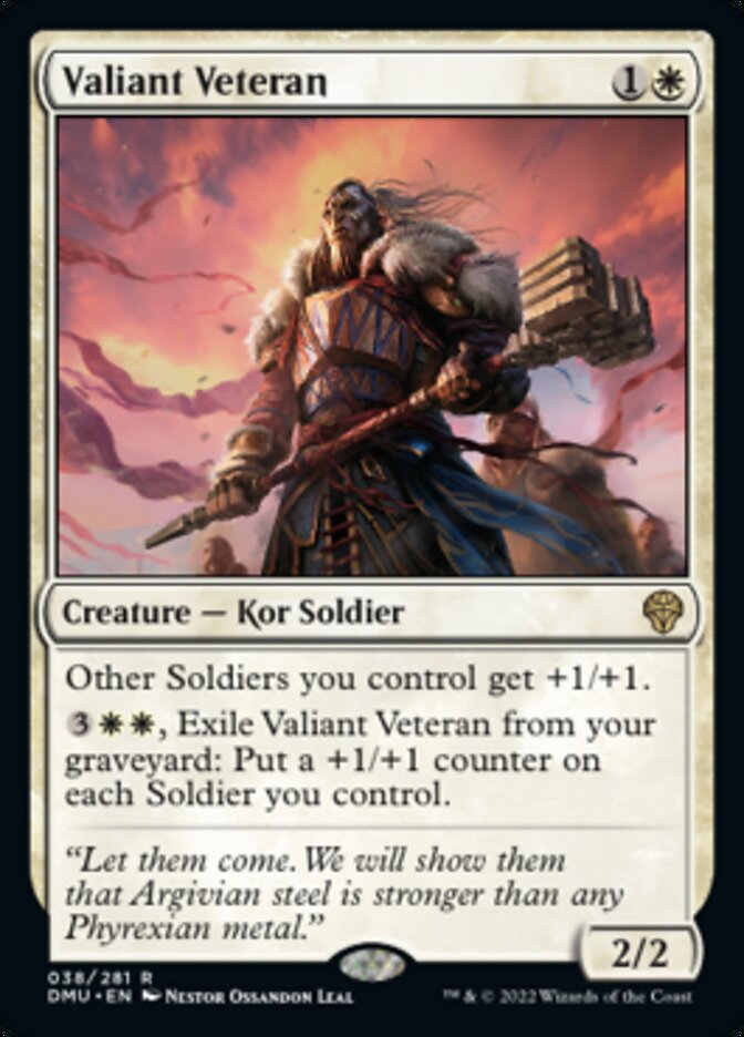 Valiant Veteran [Dominaria United] | Card Citadel