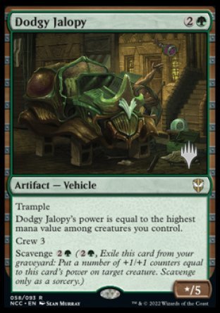 Dodgy Jalopy (Promo Pack) [Streets of New Capenna Commander Promos] | Card Citadel