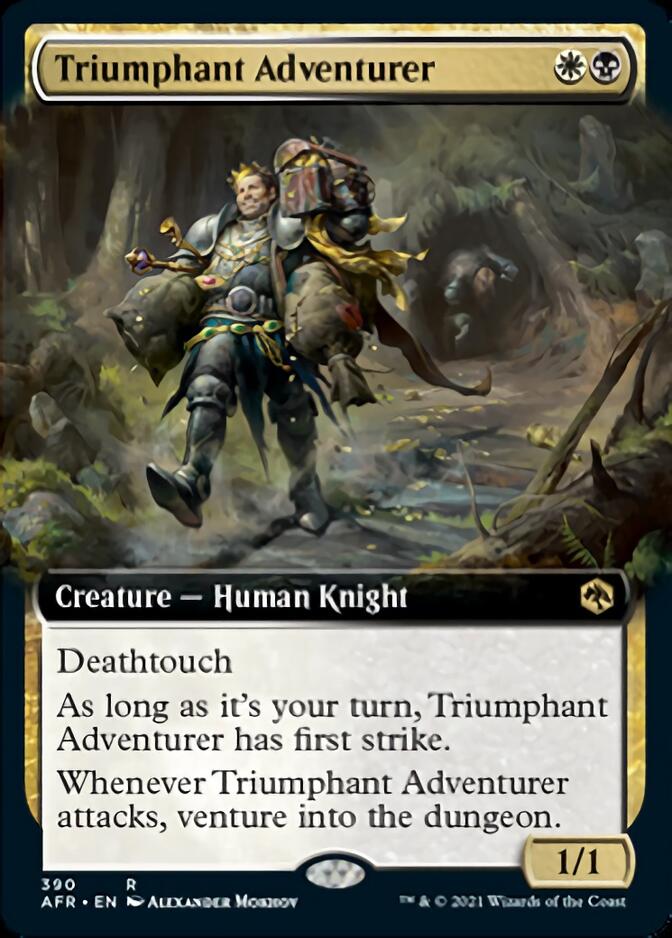 Triumphant Adventurer (Extended) [Dungeons & Dragons: Adventures in the Forgotten Realms] | Card Citadel