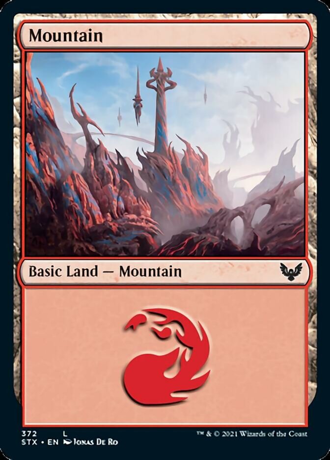 Mountain (#372) [Strixhaven: School of Mages] | Card Citadel