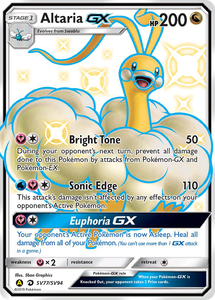 Altaria GX (SV77/SV94) [Sun & Moon: Hidden Fates - Shiny Vault] | Card Citadel