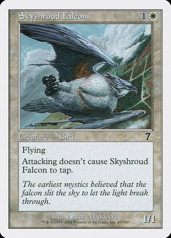 Skyshroud Falcon [Seventh Edition] | Card Citadel