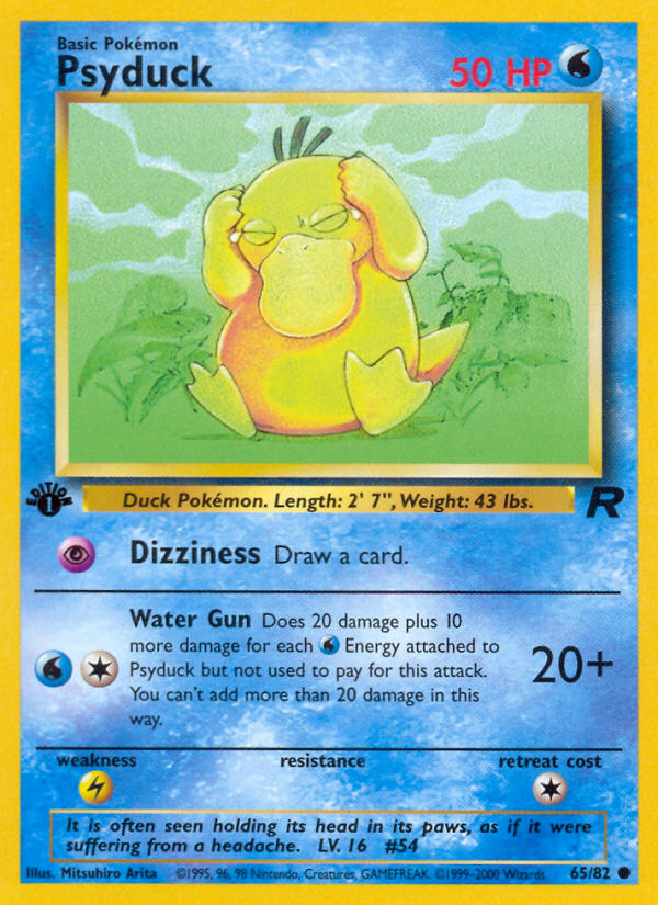 Psyduck (65/82) [Team Rocket 1st Edition] | Card Citadel