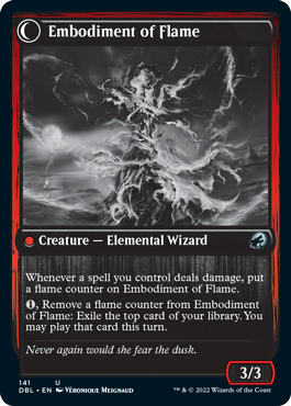 Flame Channeler // Embodiment of Flame [Innistrad: Double Feature] | Card Citadel