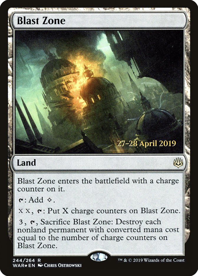 Blast Zone  [War of the Spark Prerelease Promos] | Card Citadel