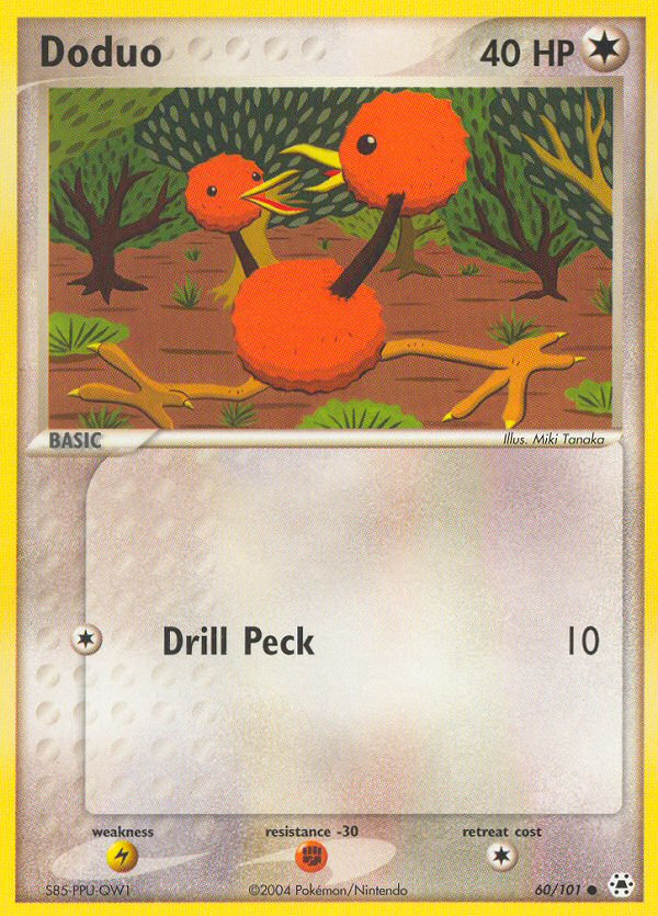 Doduo (60/101) [EX: Hidden Legends] | Card Citadel