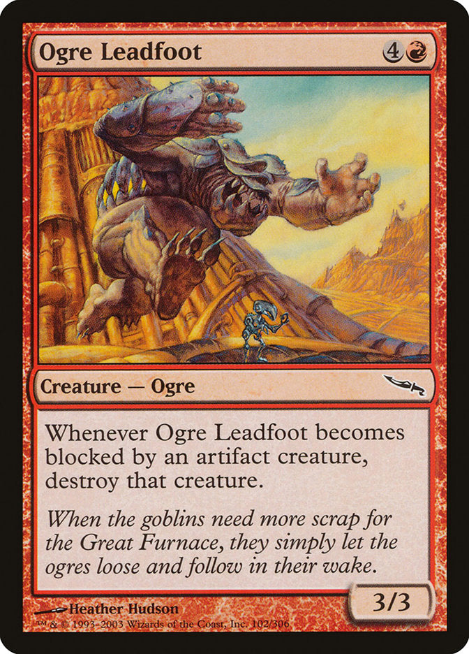 Ogre Leadfoot [Mirrodin] | Card Citadel