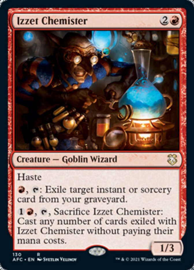 Izzet Chemister [Dungeons & Dragons: Adventures in the Forgotten Realms Commander] | Card Citadel