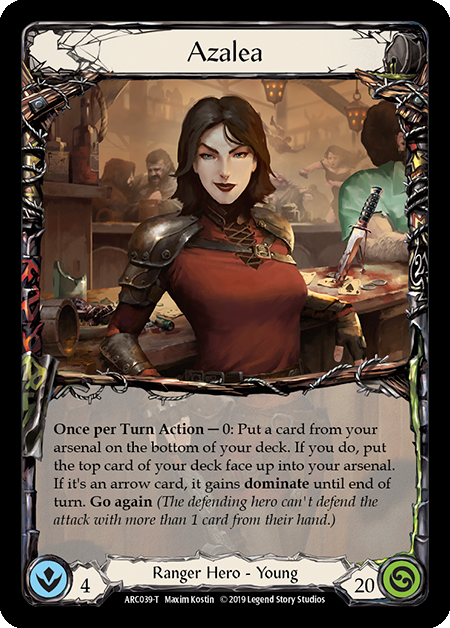 Azalea // Death Dealer [ARC039 // ARC040] (Arcane Rising)  1st Edition Normal | Card Citadel
