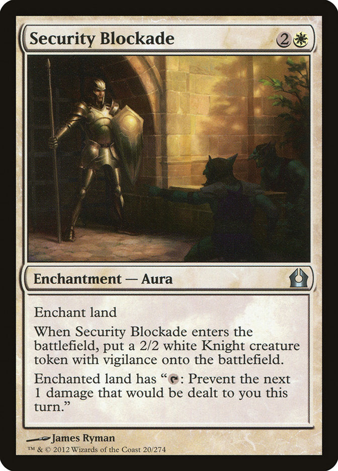 Security Blockade [Return to Ravnica] | Card Citadel