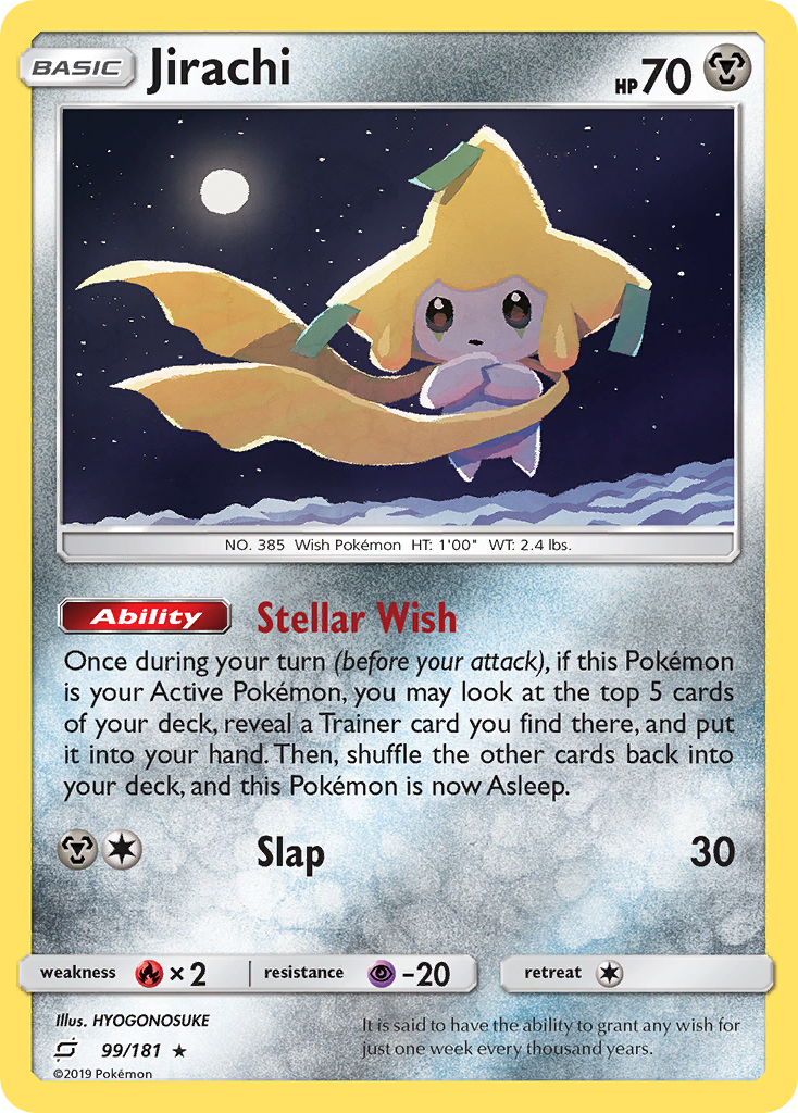 Jirachi (99/181) [Sun & Moon: Team Up] | Card Citadel