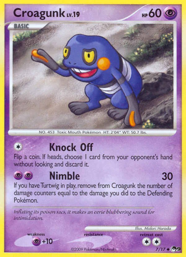 Croagunk (7/17) [POP Series 9] | Card Citadel