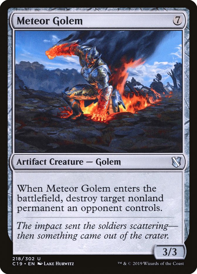 Meteor Golem [Commander 2019] | Card Citadel