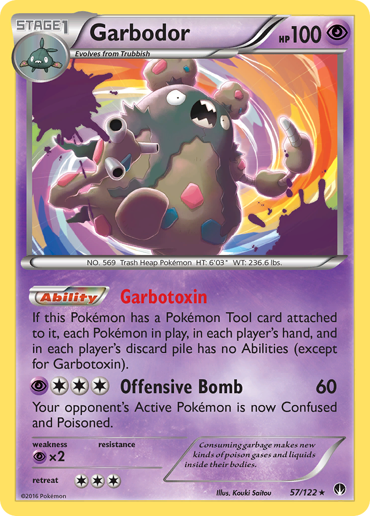 Garbodor (57/122) [XY: BREAKpoint] | Card Citadel