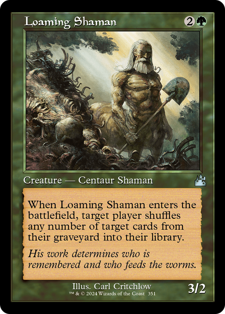 Loaming Shaman (Retro Frame) [Ravnica Remastered] | Card Citadel