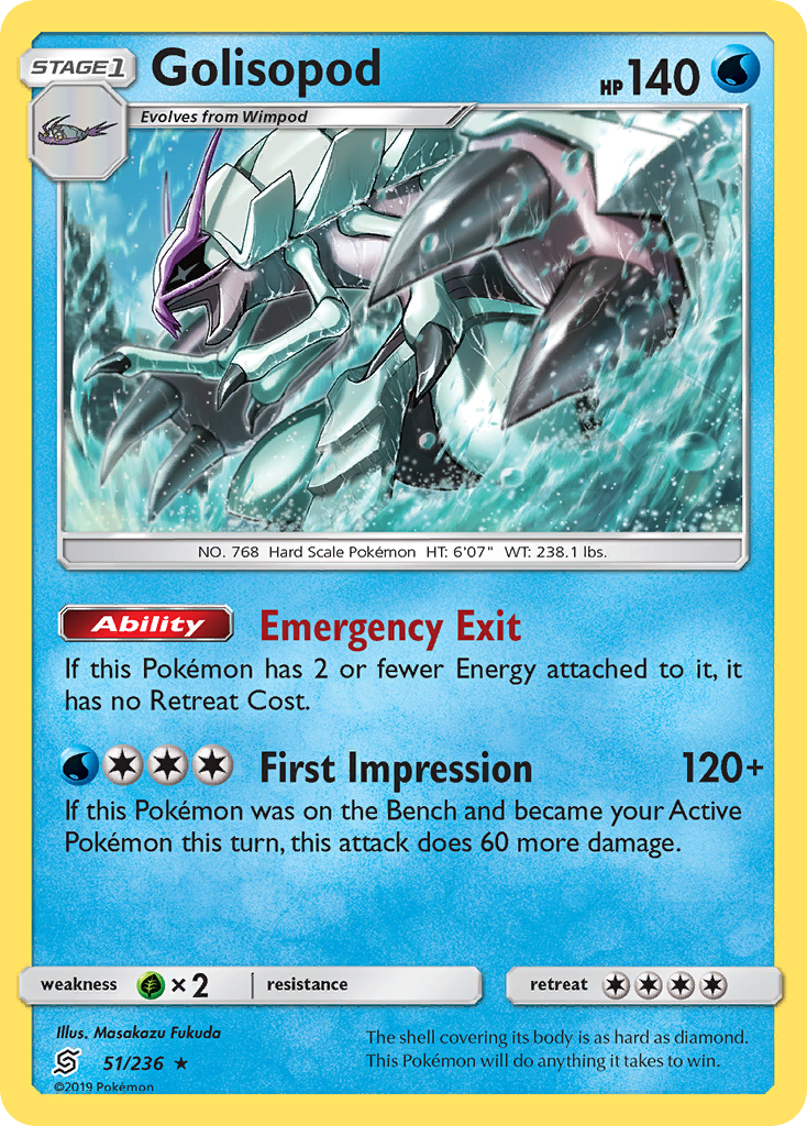 Golisopod (51/236) [Sun & Moon: Unified Minds] | Card Citadel