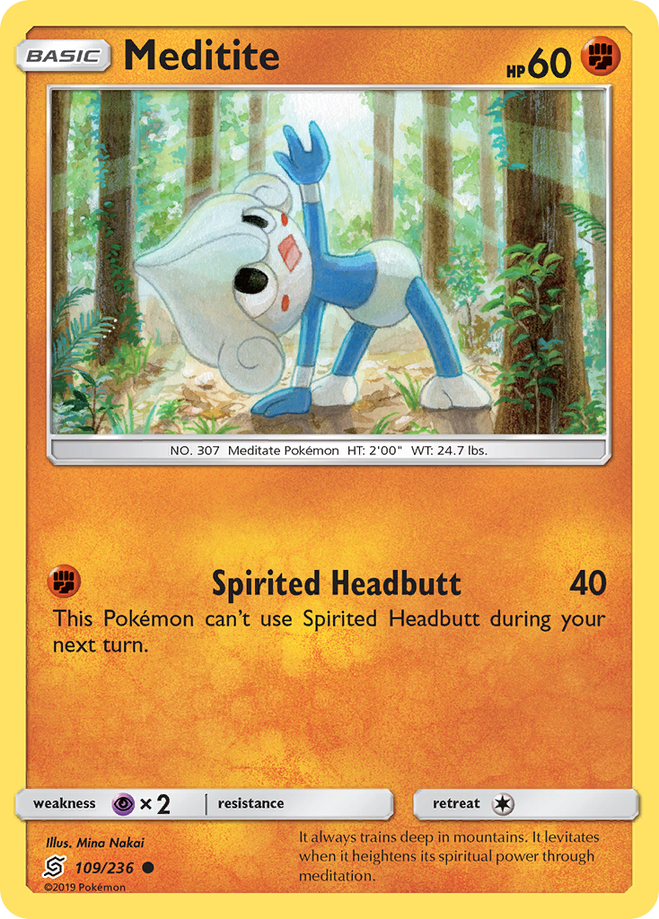 Meditite (109/236) [Sun & Moon: Unified Minds] | Card Citadel