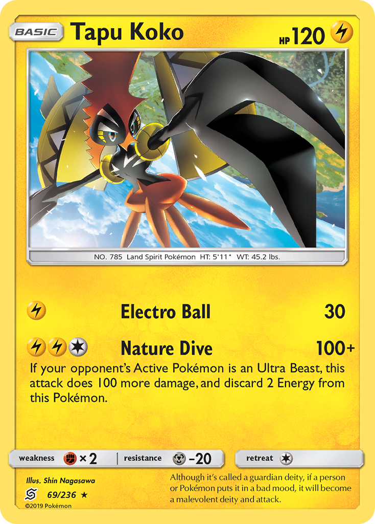 Tapu Koko (69/236) [Sun & Moon: Unified Minds] | Card Citadel