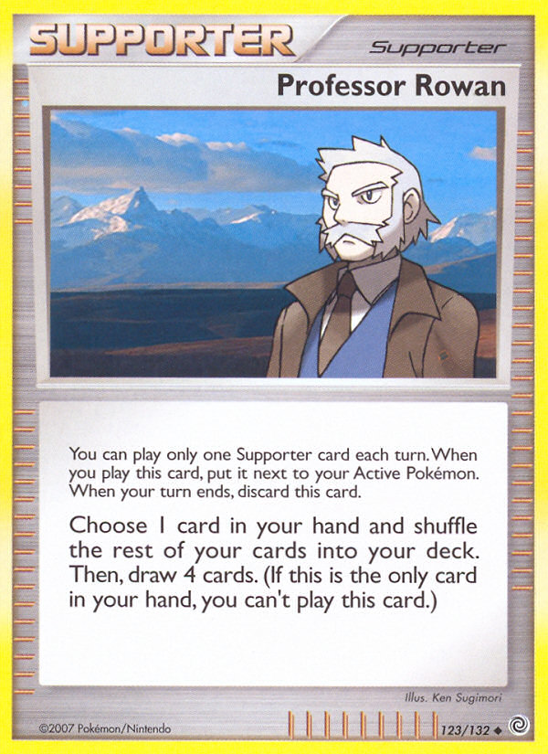 Professor Rowan (123/132) [Diamond & Pearl: Secret Wonders] | Card Citadel