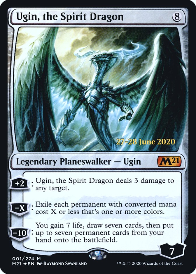 Ugin, the Spirit Dragon  [Core Set 2021 Prerelease Promos] | Card Citadel