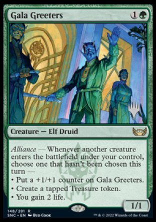 Gala Greeters (Promo Pack) [Streets of New Capenna Promos] | Card Citadel
