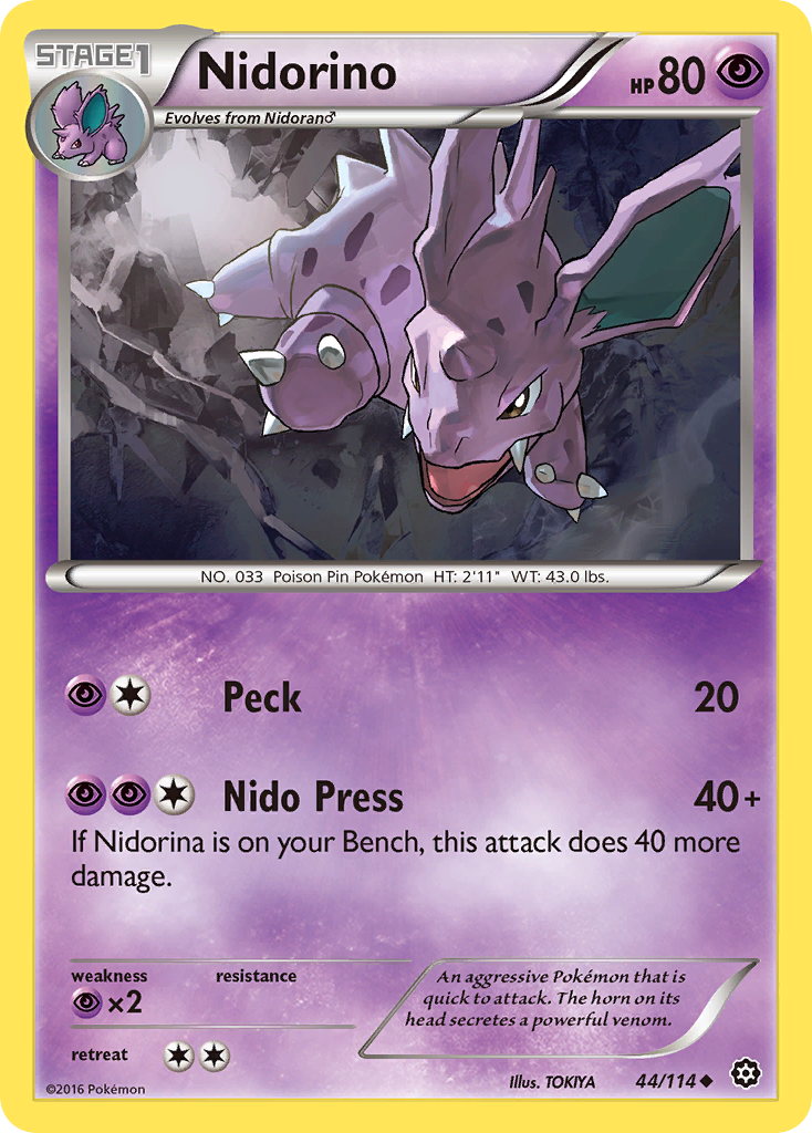 Nidorino (44/114) [XY: Steam Siege] | Card Citadel