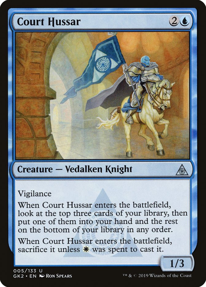 Court Hussar [Ravnica Allegiance Guild Kit] | Card Citadel