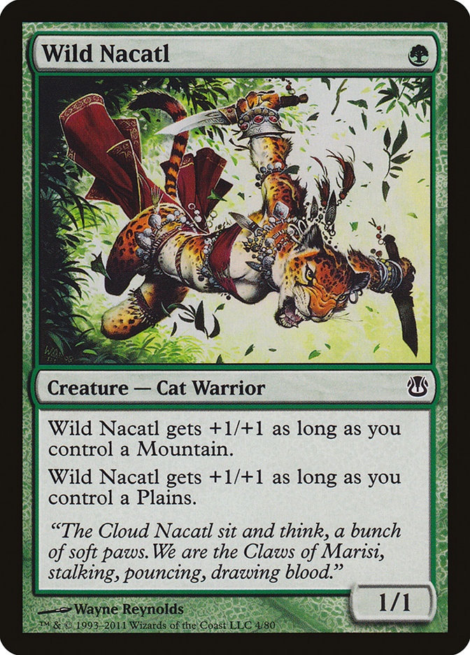 Wild Nacatl [Duel Decks: Ajani vs. Nicol Bolas] | Card Citadel