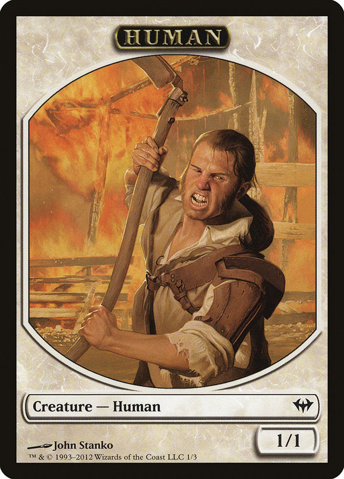 Human [Dark Ascension Tokens] | Card Citadel