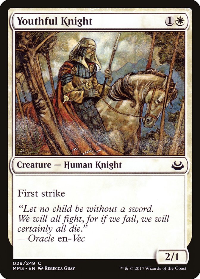 Youthful Knight [Modern Masters 2017] | Card Citadel