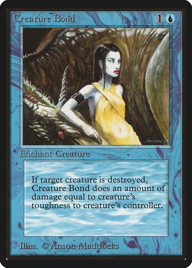 Creature Bond [Limited Edition Beta] | Card Citadel