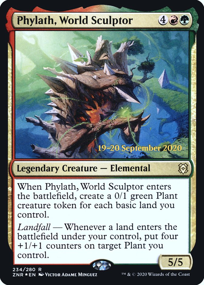 Phylath, World Sculptor  [Zendikar Rising Prerelease Promos] | Card Citadel