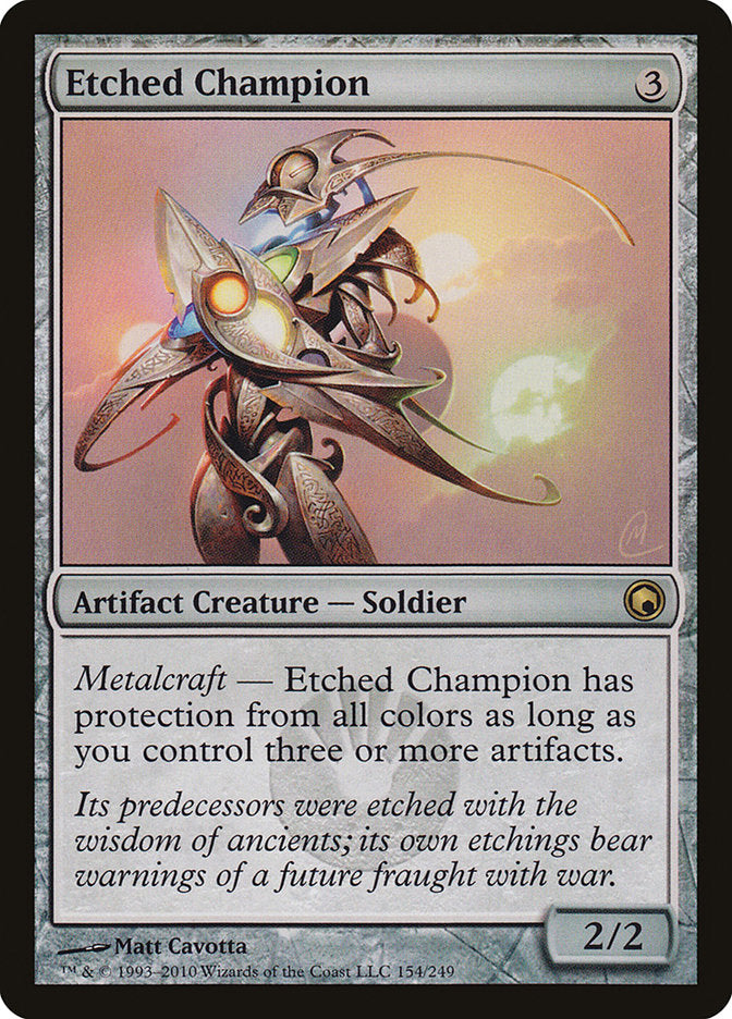 Etched Champion [Scars of Mirrodin] | Card Citadel