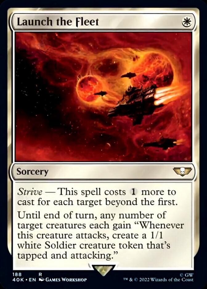 Launch the Fleet (Surge Foil) [Universes Beyond: Warhammer 40,000] | Card Citadel