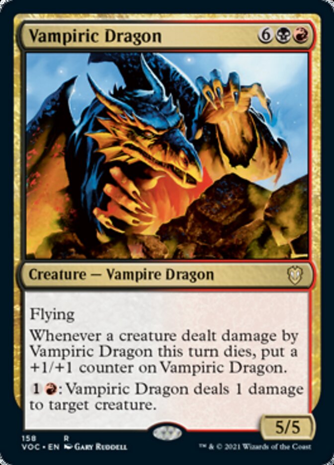 Vampiric Dragon [Innistrad: Crimson Vow Commander] | Card Citadel