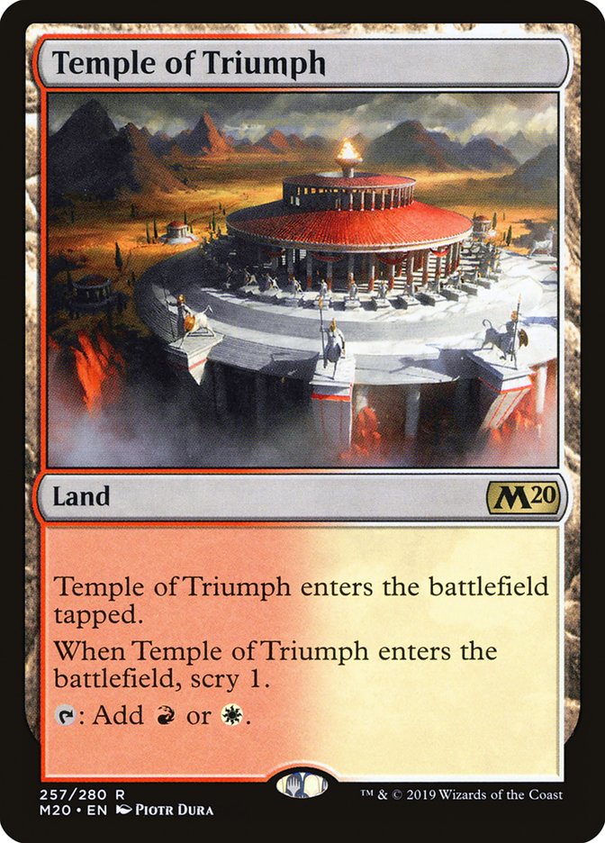 Temple of Triumph [Core Set 2020] | Card Citadel