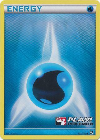 Water Energy (107/114) (Play Pokemon Promo) [Black & White: Base Set] | Card Citadel