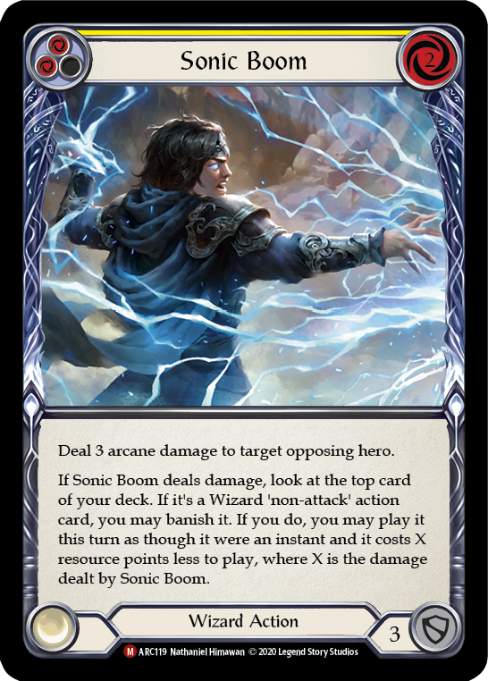 Sonic Boom [ARC119] Unlimited Normal | Card Citadel