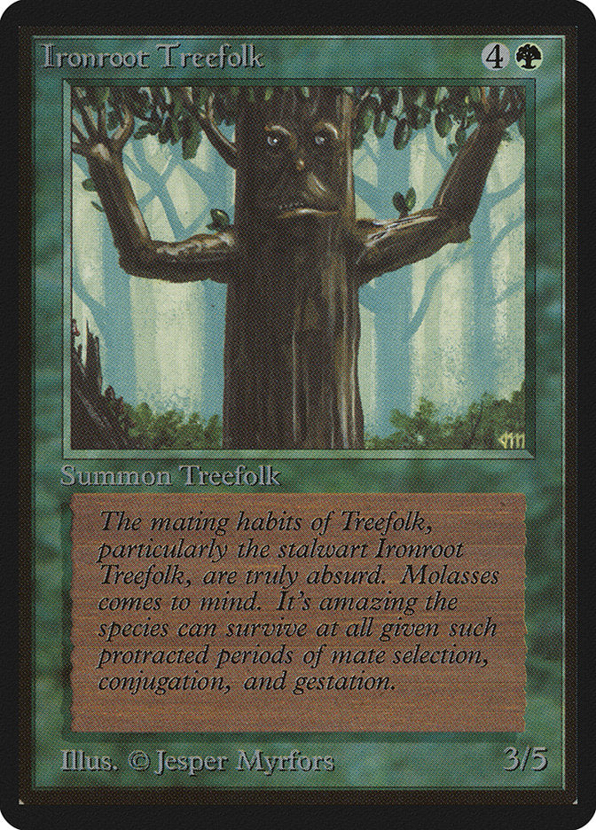 Ironroot Treefolk [Limited Edition Beta] | Card Citadel