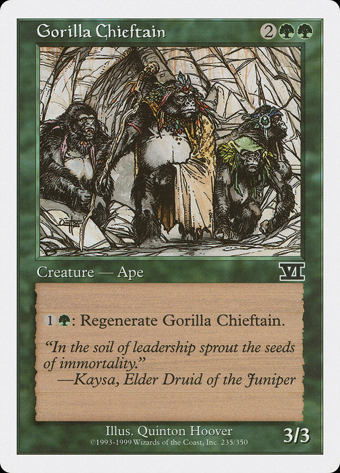 Gorilla Chieftain [Classic Sixth Edition] | Card Citadel