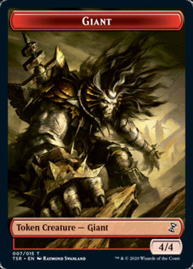 Giant Token [Time Spiral Remastered Tokens] | Card Citadel