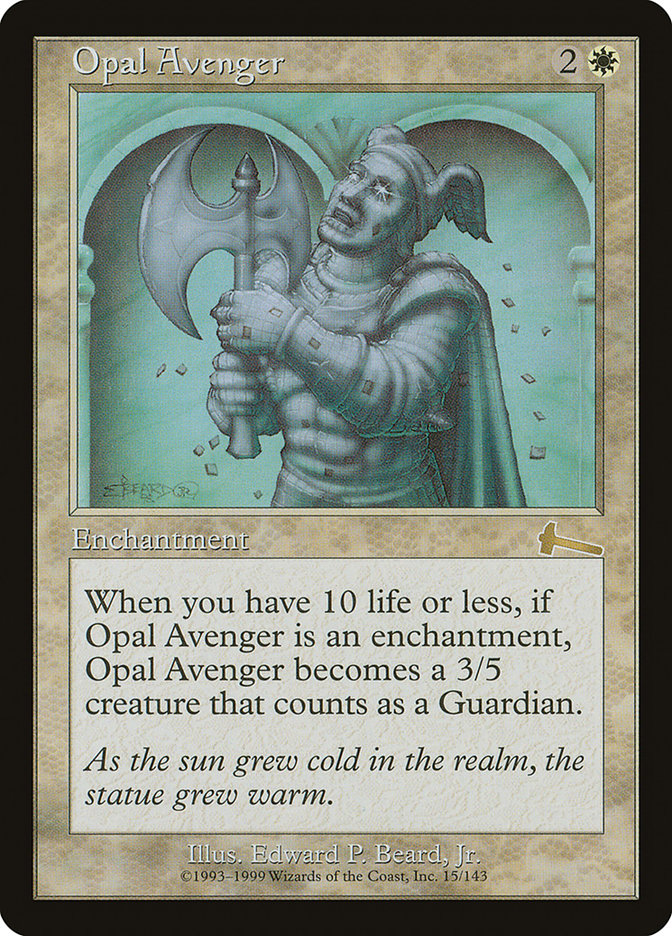 Opal Avenger [Urza's Legacy] | Card Citadel