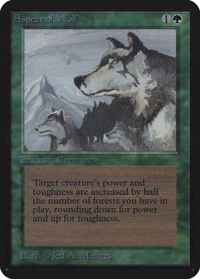 Aspect of Wolf [Limited Edition Alpha] | Card Citadel